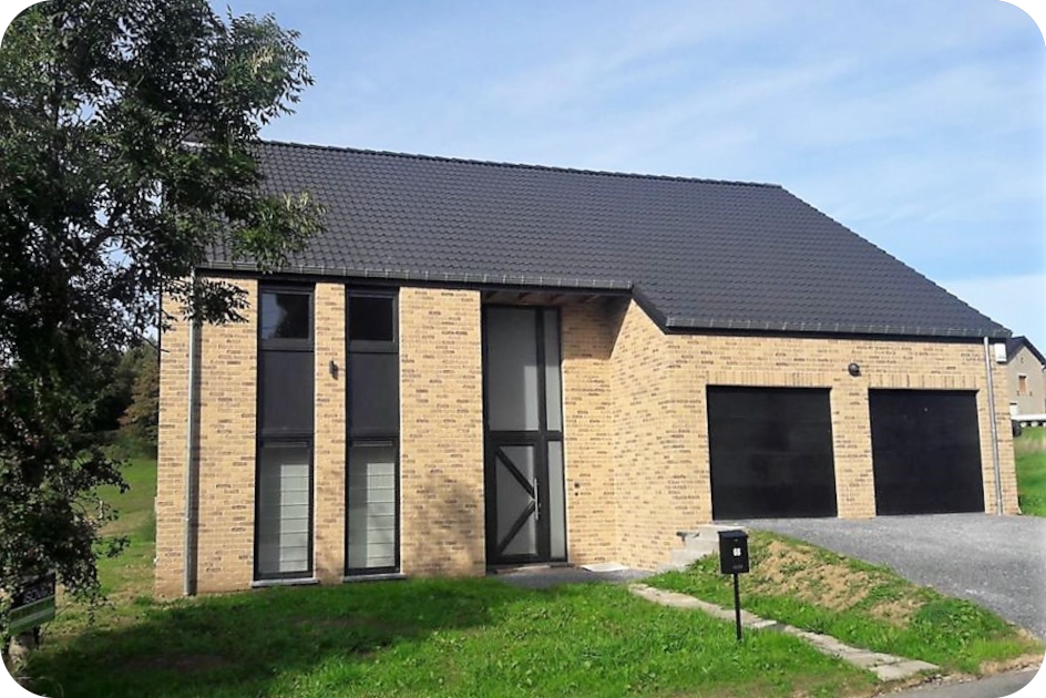 maison 4 façades en briques à Liège